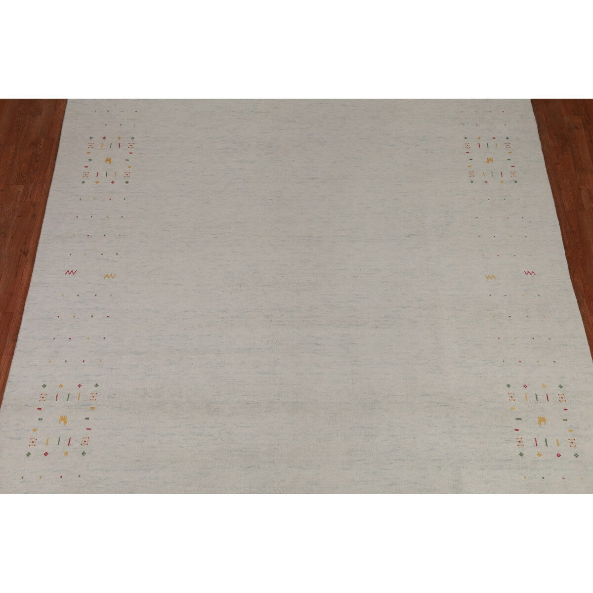 Tribal Gabbeh Indian Area Rug Handmade Wool Carpet - 7'5" x 11'7"
