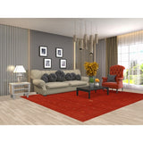 Tribal Gabbeh Oriental Area Rug Hand-knotted Wool Carpet - 7'11" x 9'11"