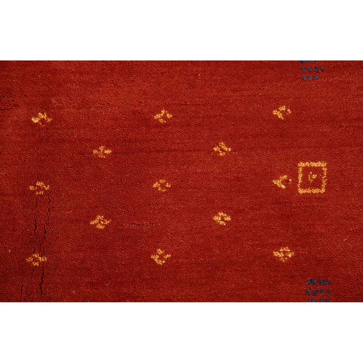 Tribal Gabbeh Oriental Area Rug Hand-knotted Wool Carpet - 7'11" x 9'11"