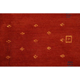Tribal Gabbeh Oriental Area Rug Hand-knotted Wool Carpet - 7'11" x 9'11"