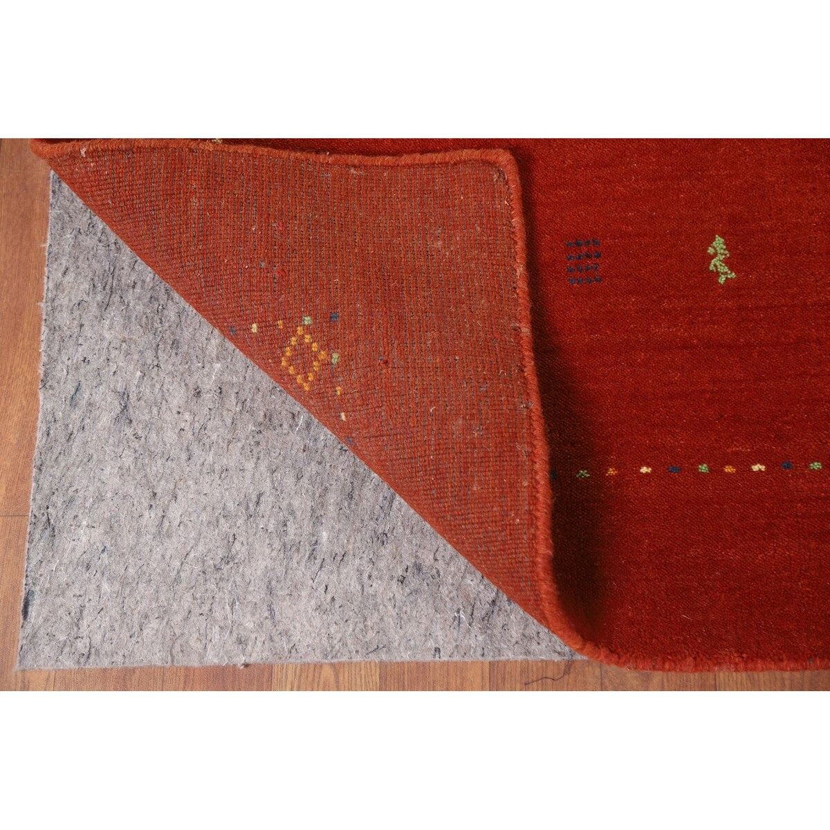 Tribal Gabbeh Oriental Area Rug Hand-knotted Wool Carpet - 7'11" x 9'11"