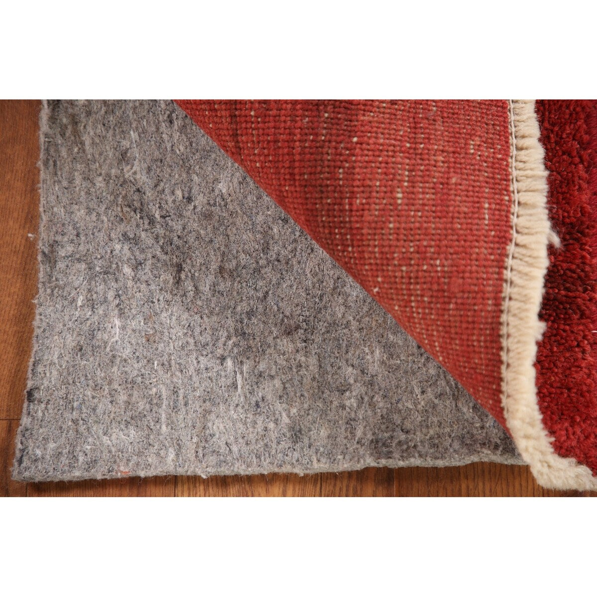 Tribal Gabbeh Persian Square Rug Hand-Knotted Wool Carpet - 1'5" x 1'5"