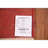 Tribal Gabbeh Persian Square Rug Hand-Knotted Wool Carpet - 1'5" x 1'5"