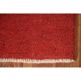 Tribal Gabbeh Persian Square Rug Hand-Knotted Wool Carpet - 1'5" x 1'5"