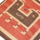 Handmade Tribal Indo Kilim Wool and Jute Pillows, Set of 2 (India) - 20" x 20"