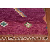 Tribal Moroccan Oriental Large Area Rug Handmade Wool Carpet - 9'6" x 14'8"