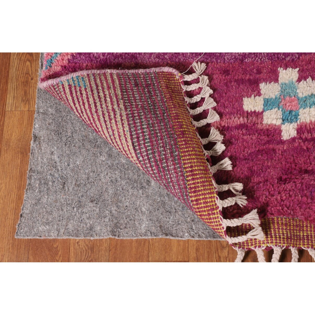 Tribal Moroccan Oriental Large Area Rug Handmade Wool Carpet - 9'6" x 14'8"