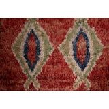 Tribal Moroccan Oriental Runner Rug Wool Hand-knotted Geometric Carpet - 1'10" x 10'7"