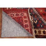 Tribal Red Shiraz Persian Vintage Area Rug Handmade Wool Carpet - 5'0" x 8'3"