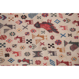 Tribal Sirjan Persian Home Decor Area Rug Wool Handmade Foyer Carpet - 4'4" x 5'10"