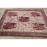 Tribal Sirjan Persian Home Decor Area Rug Wool Handmade Foyer Carpet - 4'4" x 5'10"