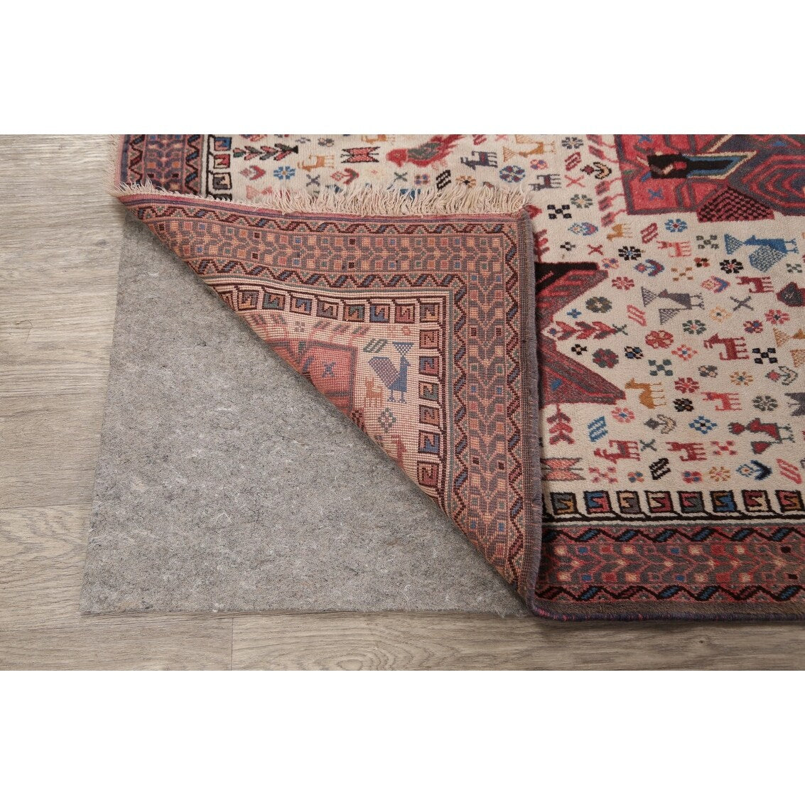 Tribal Sirjan Persian Home Decor Area Rug Wool Handmade Foyer Carpet - 4'4" x 5'10"