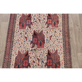 Tribal Sirjan Persian Home Decor Area Rug Wool Handmade Foyer Carpet - 4'4" x 5'10"