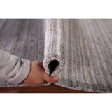Tribal Striped Gabbeh Indian Area Rug Handmade Wool Carpet - 5'2"x 7'9"