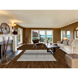 Tribal Striped Gabbeh Oriental Area Rug Handmade Wool Carpet - 5'9"x 8'1"