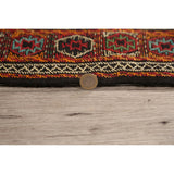 Tribal Sumak Kilim Persian Wool Area Rug Hand-Woven Kitchen Carpet - 3'2" x 6'0"