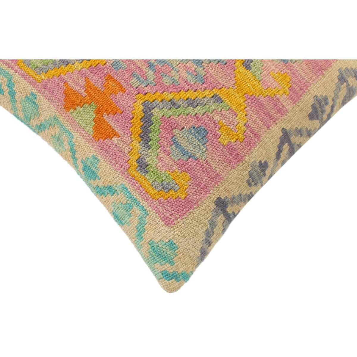 Tribal Turkish Costello Hand Woven Kilim Pillow