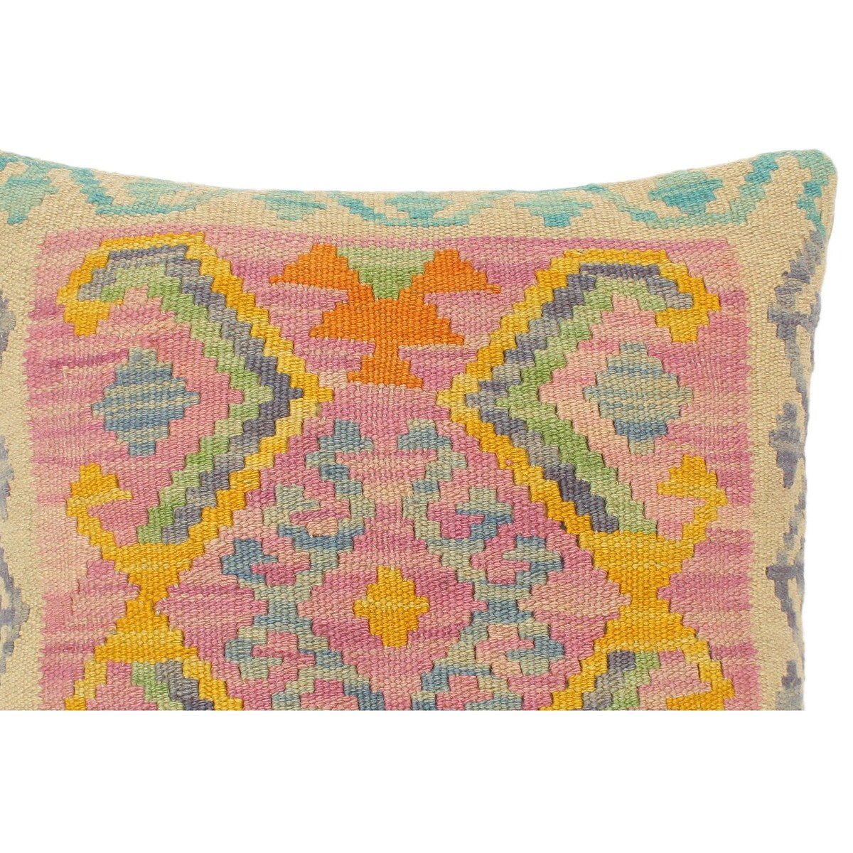 Tribal Turkish Costello Hand Woven Kilim Pillow