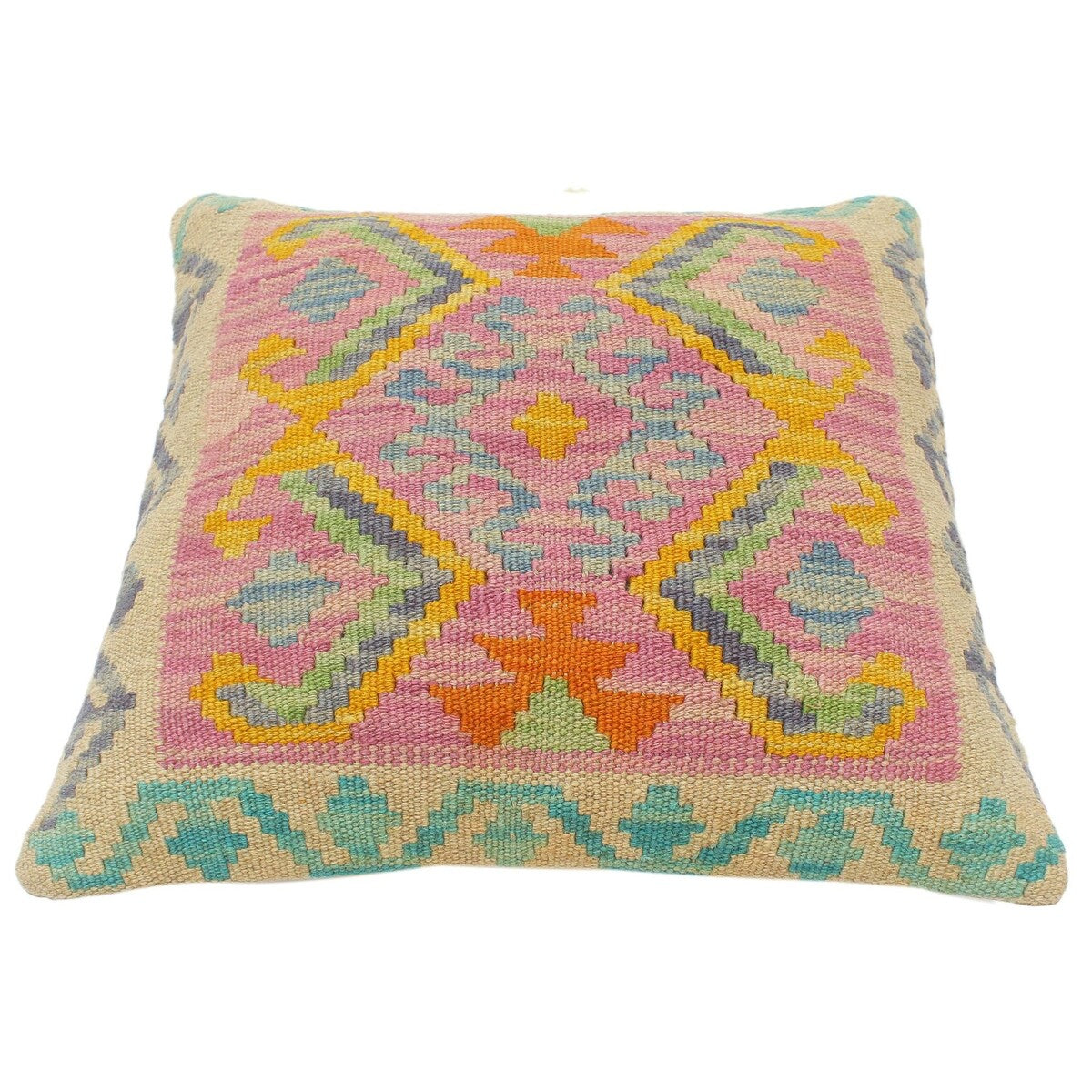 Tribal Turkish Costello Hand Woven Kilim Pillow