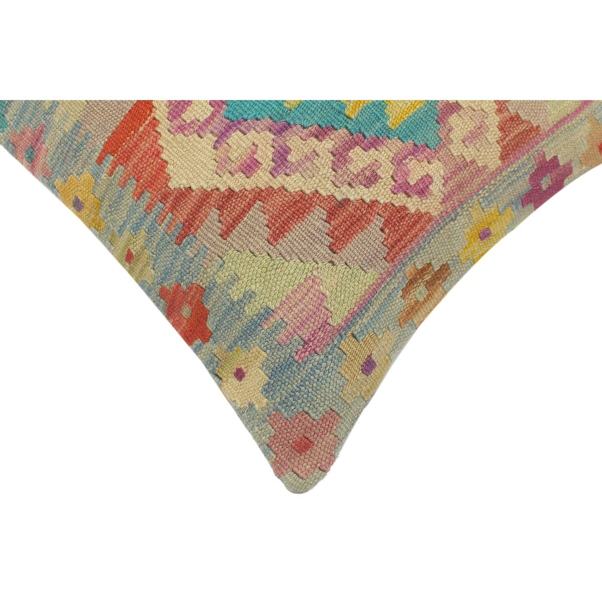 Tribal Turkish McIntyre Hand Woven Kilim Pillow