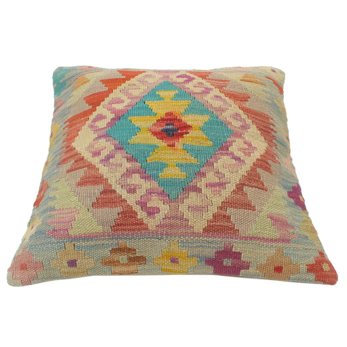 Tribal Turkish McIntyre Hand Woven Kilim Pillow