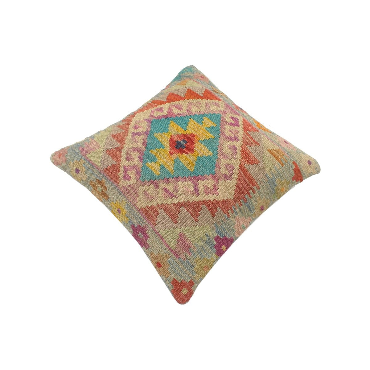 Tribal Turkish McIntyre Hand Woven Kilim Pillow