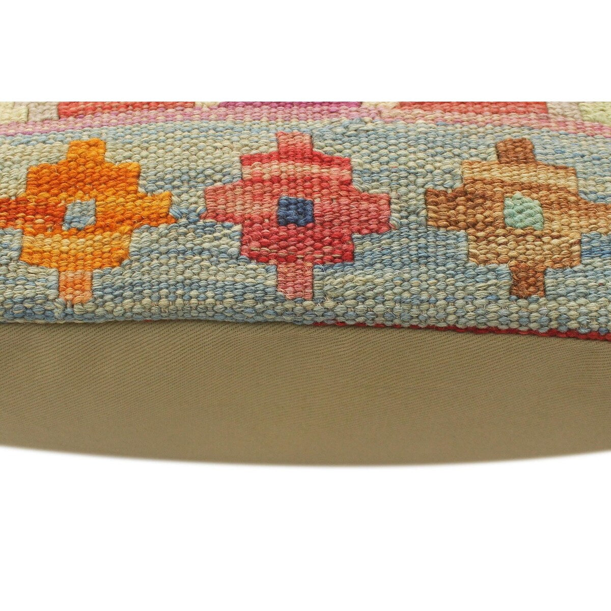 Tribal Turkish McIntyre Hand Woven Kilim Pillow