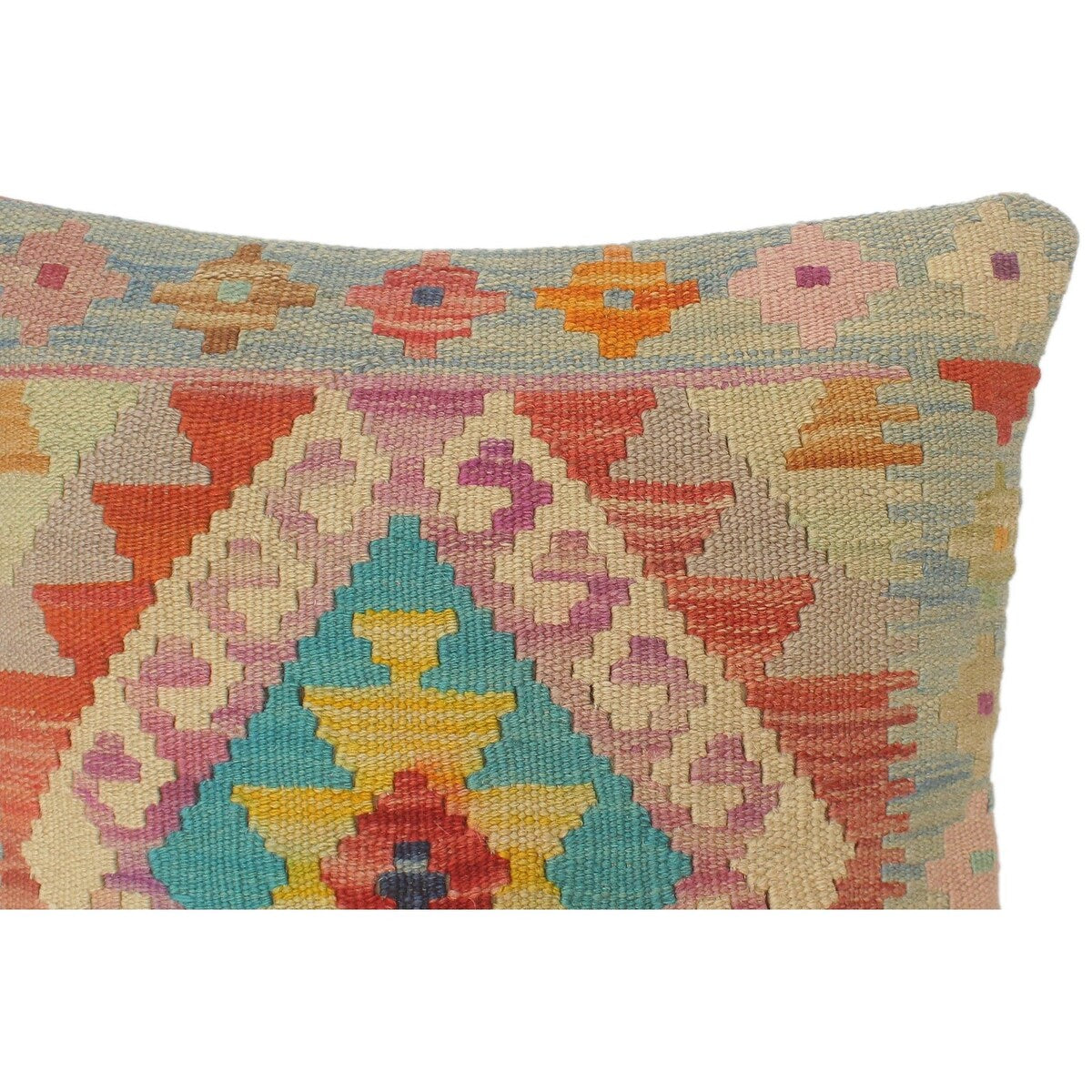 Tribal Turkish McIntyre Hand Woven Kilim Pillow