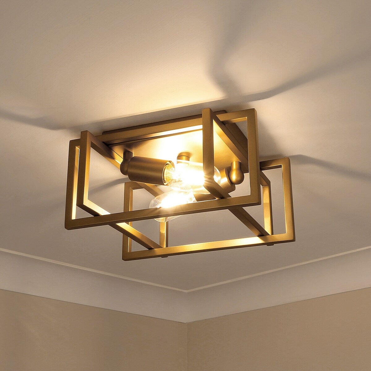 Tribeca Flush Mount - Brushed Champagne Bronze