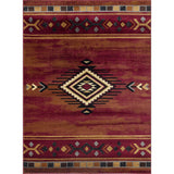 Tribes GC_YLS4002 Red Southwest Area Rug