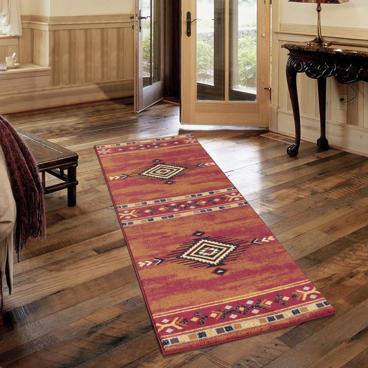Tribes GC_YLS4002 Red Southwest Area Rug