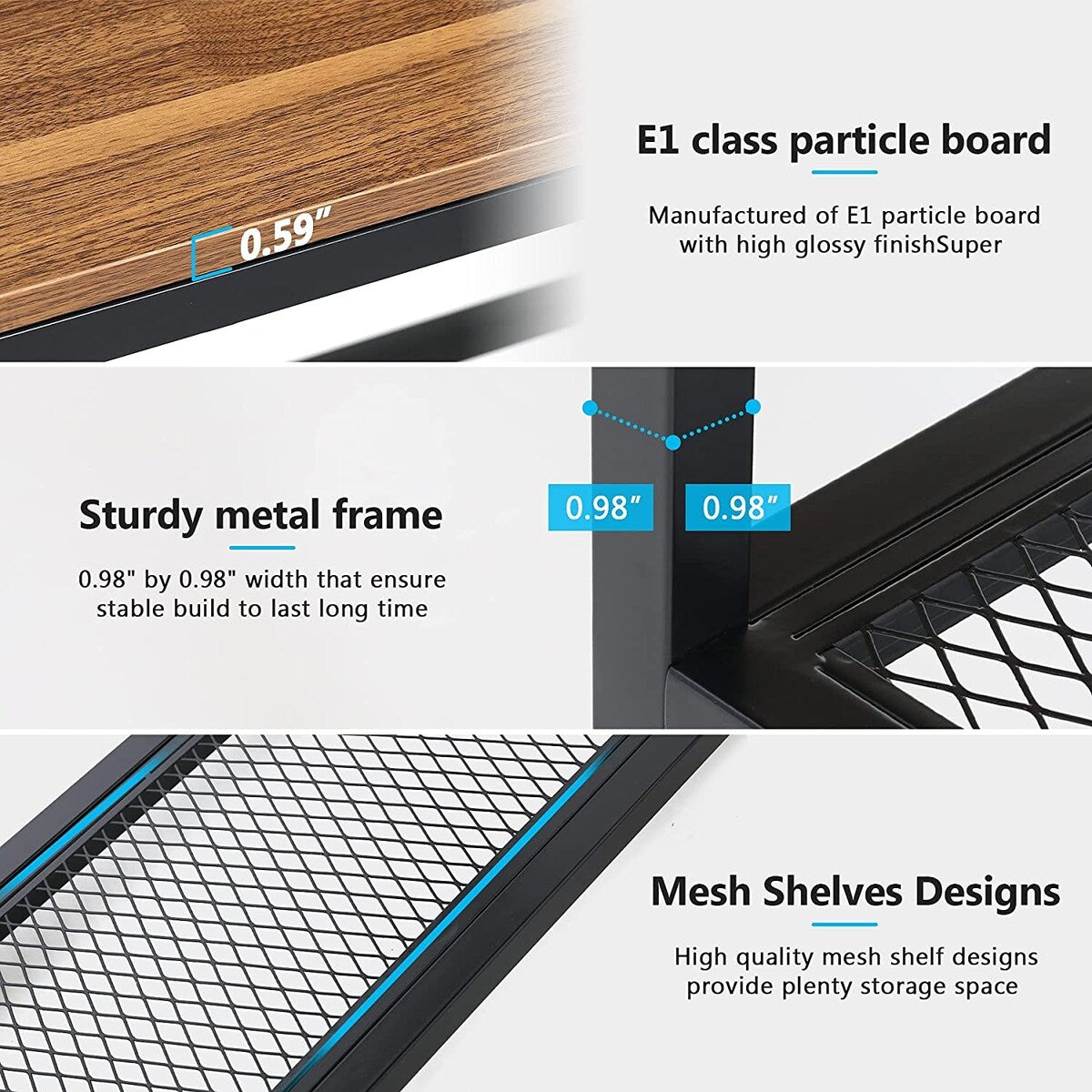 Tribesigns Two Person Desk with Monitor Stand, Long Double Computer Desk with Storage Shelves