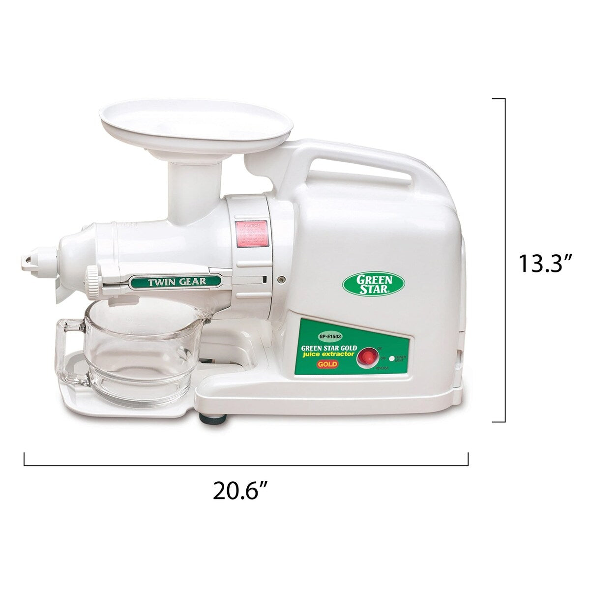 Tribest Greenstar Gold GP-E1503-B Twin-Gear Complete Masticating Juicer