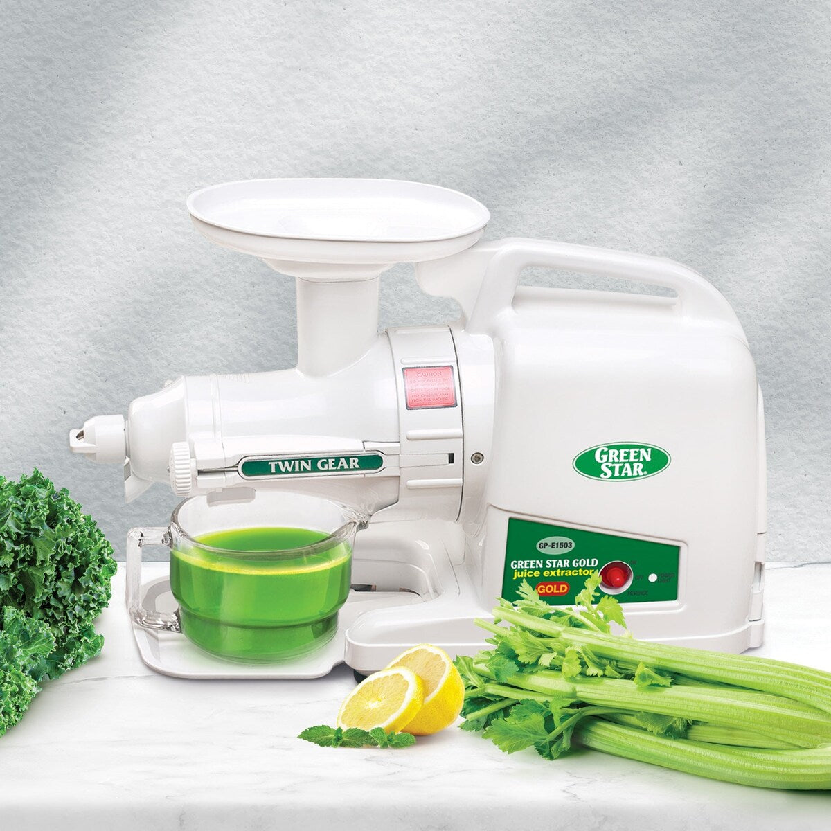 Tribest Greenstar Gold GP-E1503-B Twin-Gear Complete Masticating Juicer