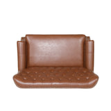 Trillium Faux Leather Oversized Recliner with Nailhead Trim by Christopher Knight Home