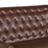 Trillium Faux Leather Oversized Recliner with Nailhead Trim by Christopher Knight Home