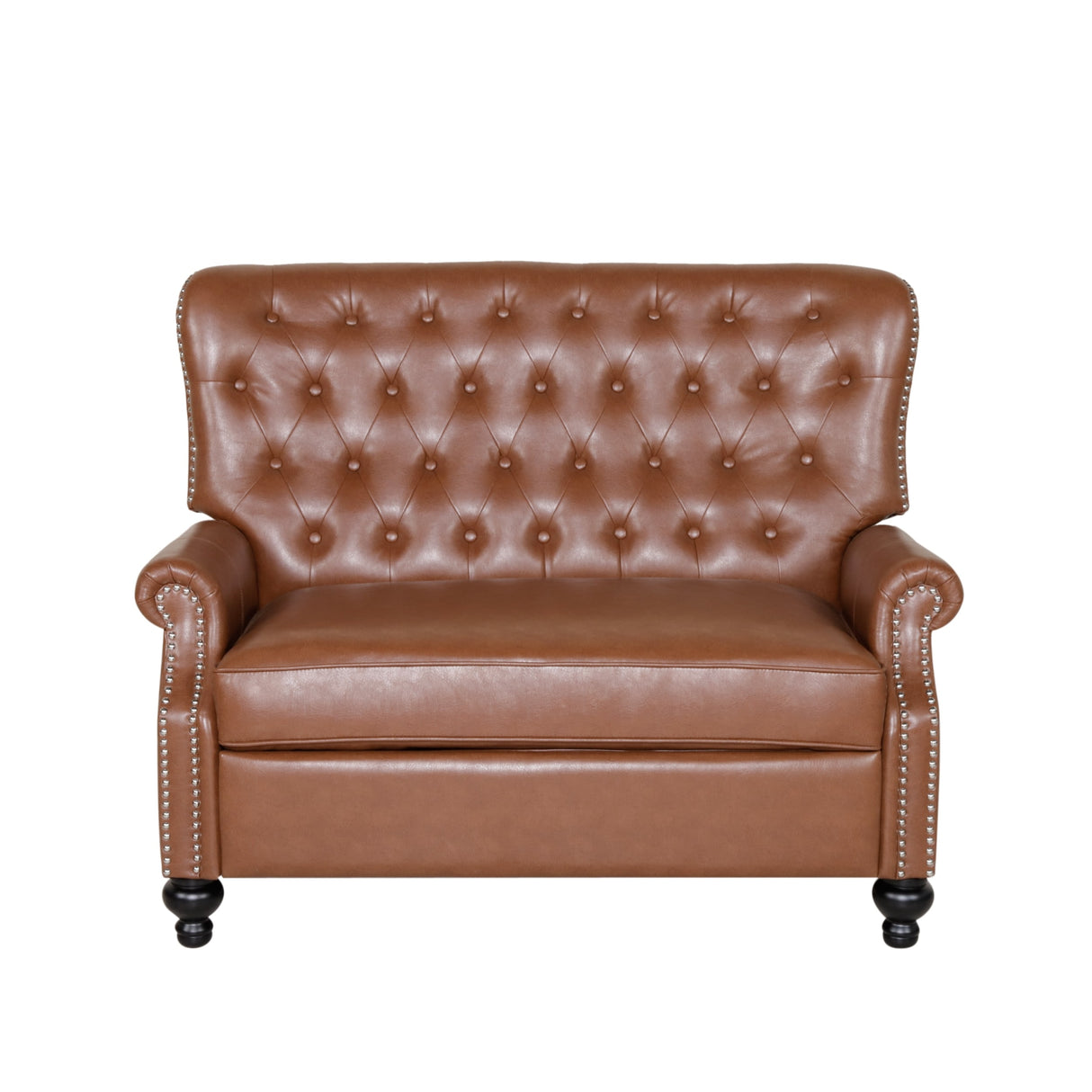 Trillium Faux Leather Oversized Recliner with Nailhead Trim by Christopher Knight Home