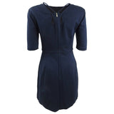 Trina Turk Women's Aroma Keyhole-Back Dress (2, Indigo)