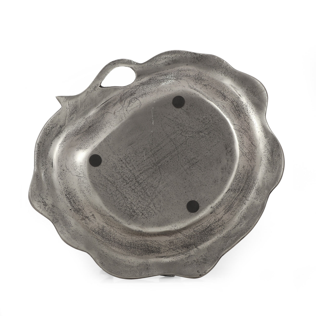 Trion Indoor Aluminum Handcrafted Leaf Dish by Christopher Knight Home