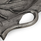 Trion Indoor Aluminum Handcrafted Leaf Dish by Christopher Knight Home