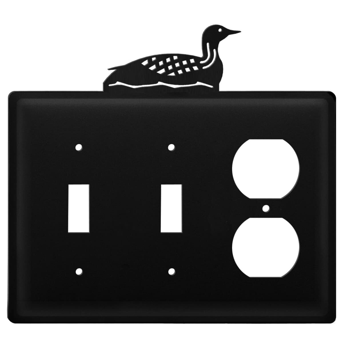 Triple Loon - Double Switch & Single Outlet Cover - 8