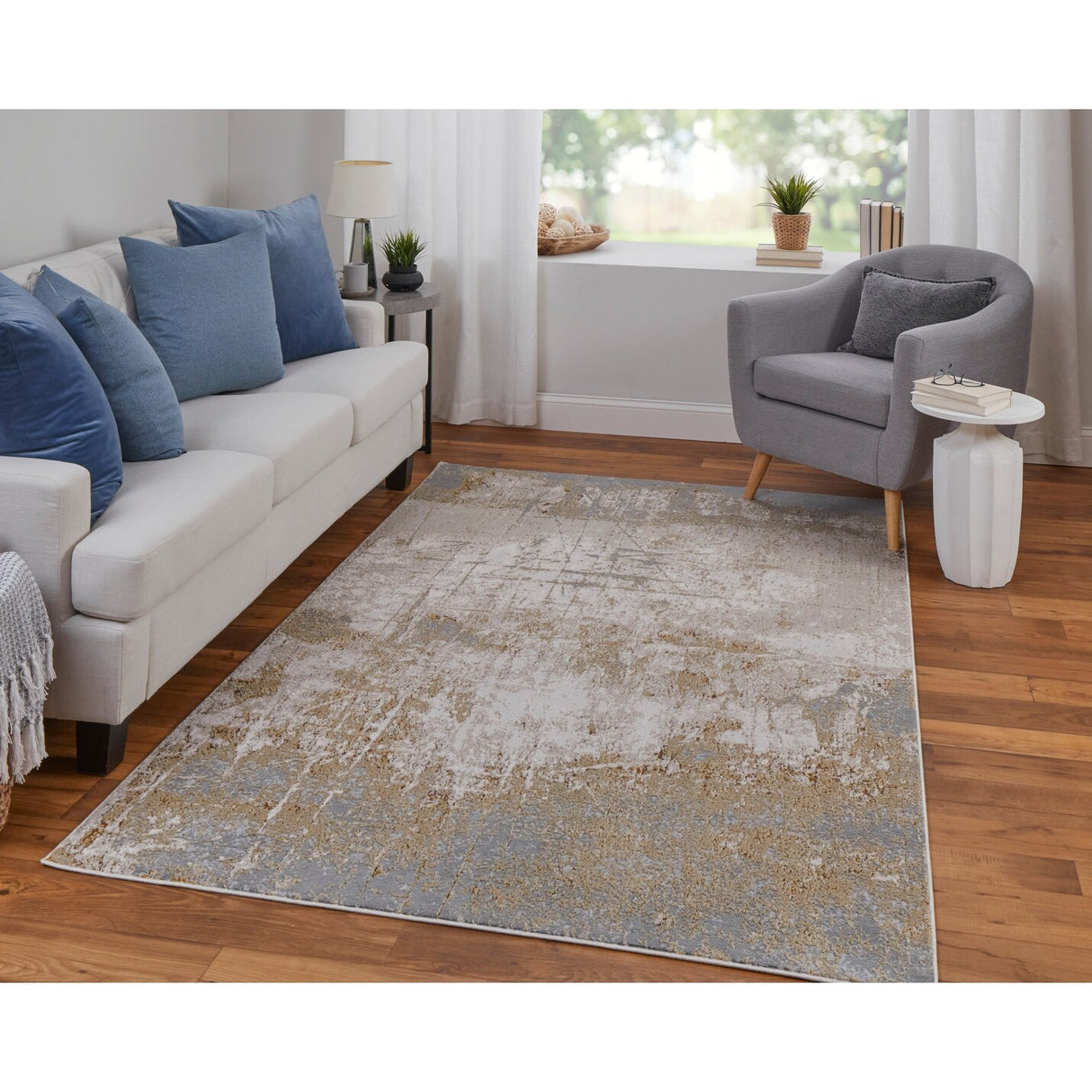 Tripoli Abstract Modern Area Rug