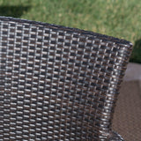 Triton Outdoor Rectangle Light-Weight Concrete Dining Set by Christopher Knight Home
