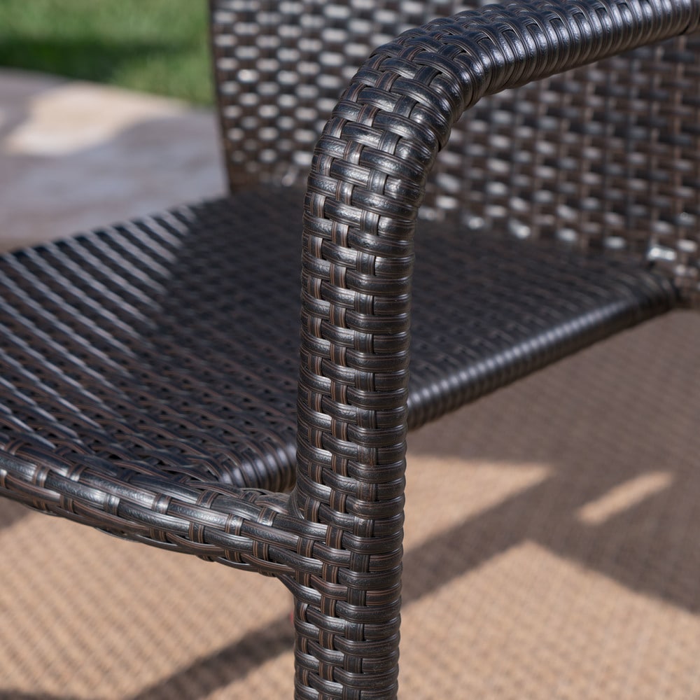 Triton Outdoor Rectangle Light-Weight Concrete Dining Set by Christopher Knight Home