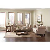 Trivellato Traditional Oatmeal 2-piece Living Room Set