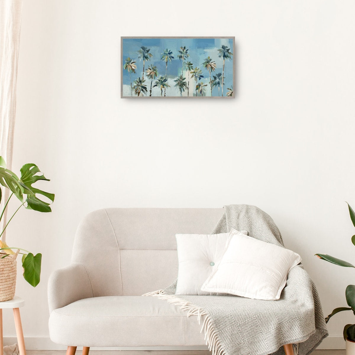 Tropic Palms By Studio Arts Canvas Art Print