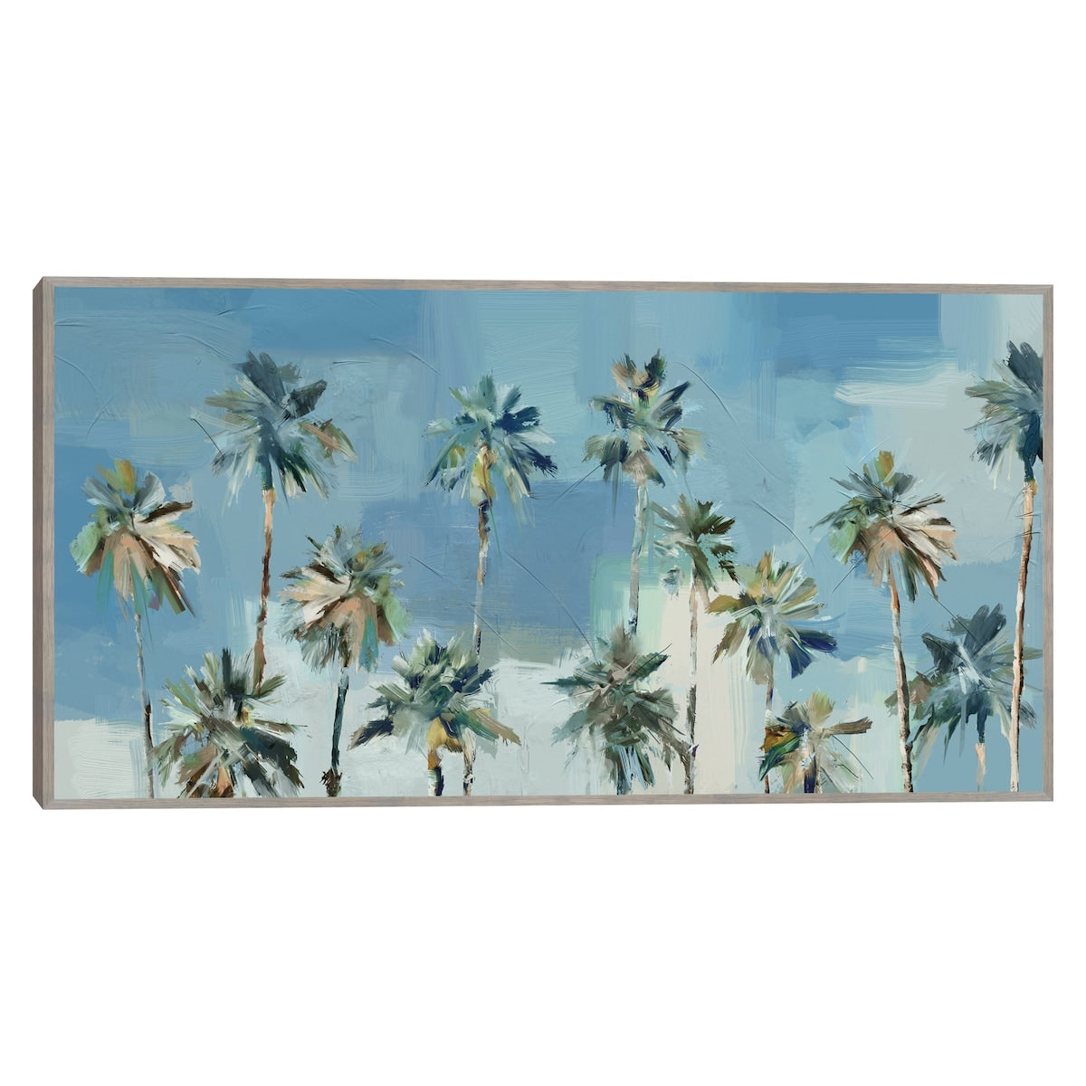 Tropic Palms By Studio Arts Canvas Art Print