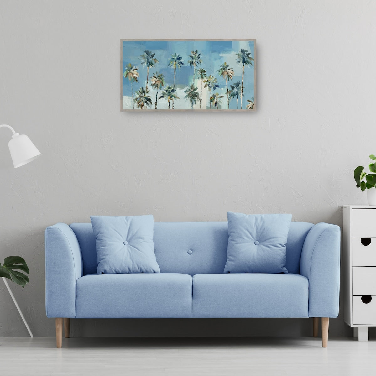 Tropic Palms By Studio Arts Canvas Art Print
