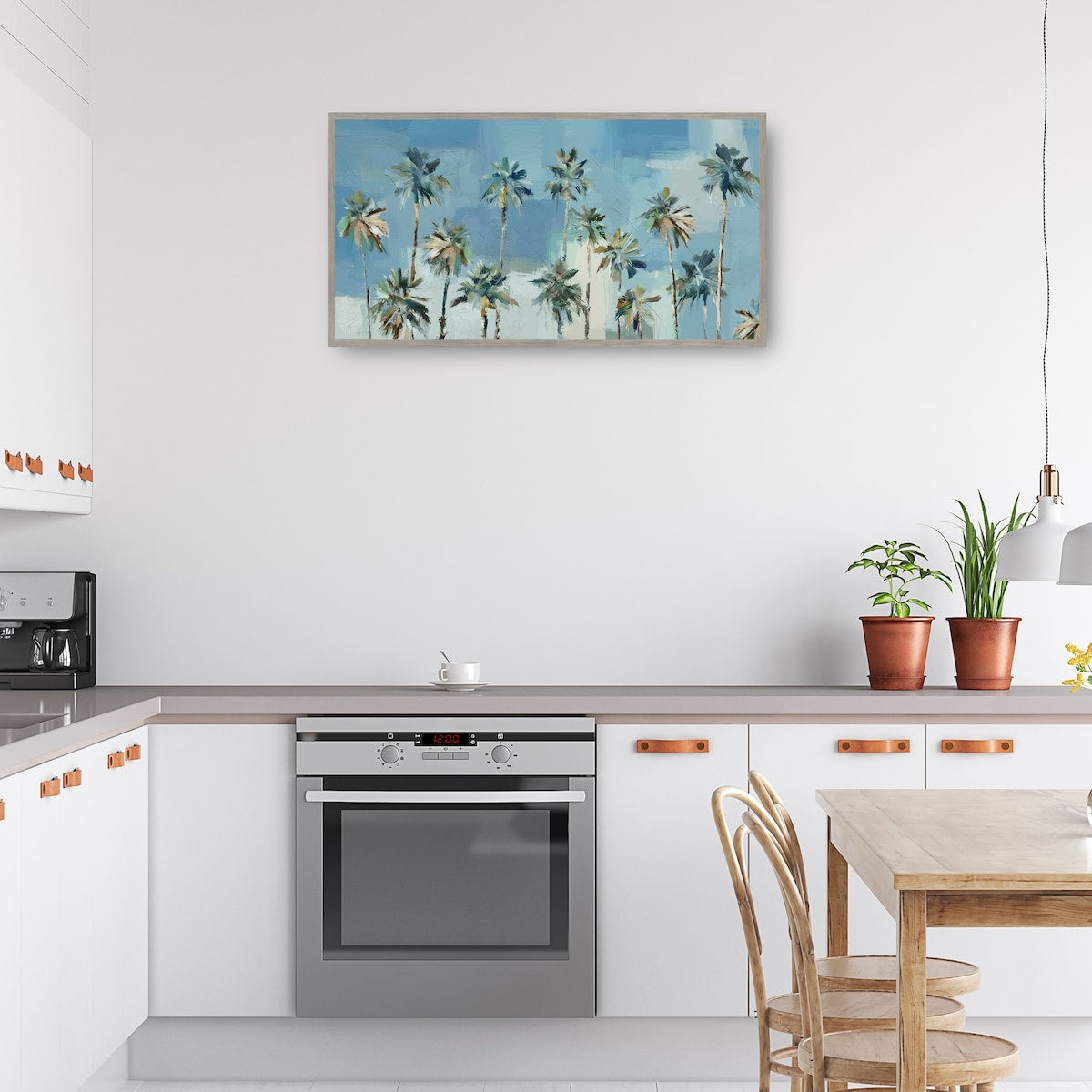 Tropic Palms By Studio Arts Canvas Art Print