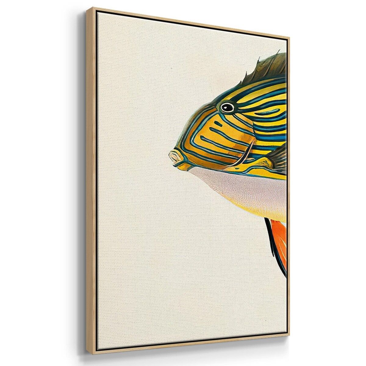 Tropical Fish Collection I - Multi Piece Framed Canvas